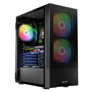Logic Concept Obudowa komputerowa Arya ARGB USB 3.0 Midi Tower Czarny