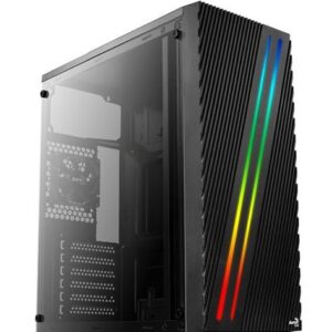 AeroCool Obudowa Streak RGB BLACK USB 3.0 Mid Tower