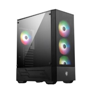 MSI Obudowa komputerowa MAG FORGE 112R wentylatory ARGB, szkło hartowane, 2xUSB