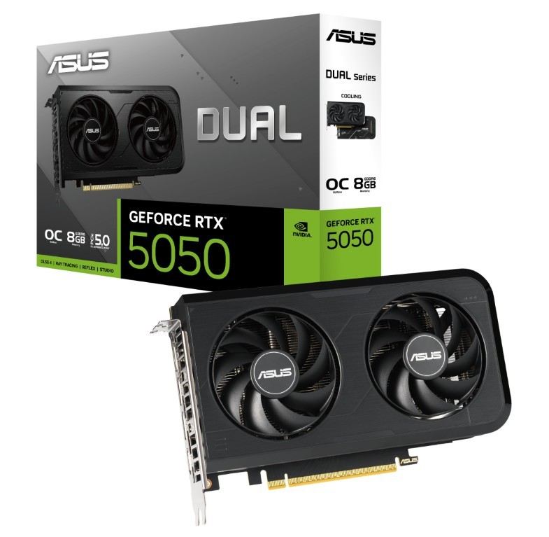 Asus Karta graficzna GeForce RTX 5050 DUAL 8GB OC GDDR6 128BIT 3DP/HDMI