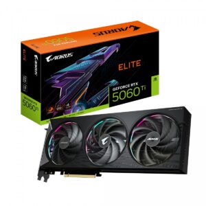 Gigabyte Karta graficzna GeForce RTX 5060 Ti AORUS ELITE 16G 128BIT GDDR7 HDMI/3DP