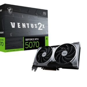 MSI Karta graficzna GeForce RTX 5070 12G VENTUS 2X OC GDDR7 192bit HDMI/3DP