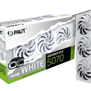 Palit Karta graficzna GeForce RTX 5070 WHITE OC 12GB GDDR7 192bit 3DP/HDMI