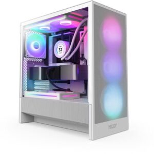 NZXT Obudowa H5 FLOW RGB Midi Tower z oknem (2024) Biała