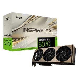 MSI Karta graficzna GeForce RTX 5070 12G INSPIRE 3X OC
