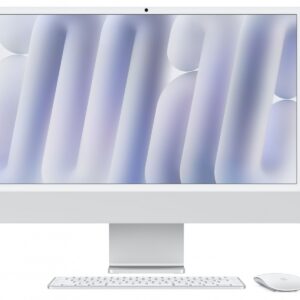 Apple iMac 24 cale: M4 10/10, 16GB, 256GB SSD - Srebrny