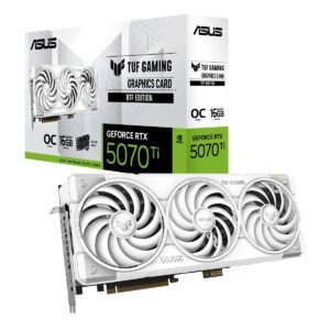 Asus Karta graficzna GeForce RTX 5070Ti TUF GAMING OC WHITE BTF GDDR7 256bit