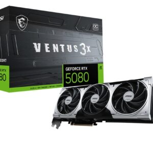 MSI Karta graficzna GeForce RTX 5080 VENTUS 3X OC PLUS 16G GDDR7 256bit 3DP/HDMI