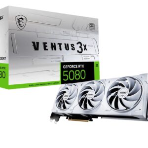 MSI Karta graficzna GeForce RTX 5080 VENTUS 3X OC WHITE 16G GDDR7 256bit
