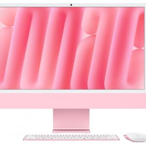 Apple iMac 24 cale: M4 10/10, 16GB, 512GB SSD - Różowy