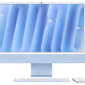 Apple iMac 24 cale: M4 10/10, 24GB, 512GB SSD - Niebieski