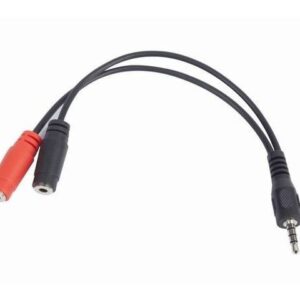 Gembird Adapter Jack Mini 4-Pin(M)->2x Jack Mini(F) 20cm