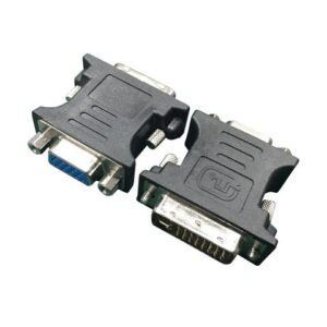 Gembird Adapter DVI->VGA (24M/15F) czarny