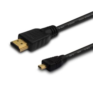 Savio Kabel HDMI (M) - micro HDMI (M) 1m, czarny, CL-39