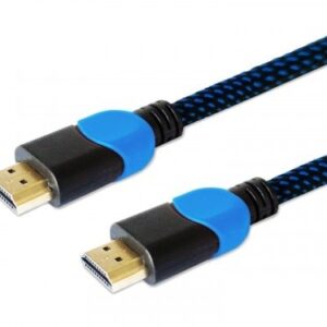 Savio Kabel HDMI 2.0 niebiesko-czarny 3m, GCL-05