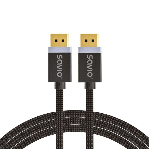 Savio Kabel DisplayPort (M) v1.4, 1m, CL-165