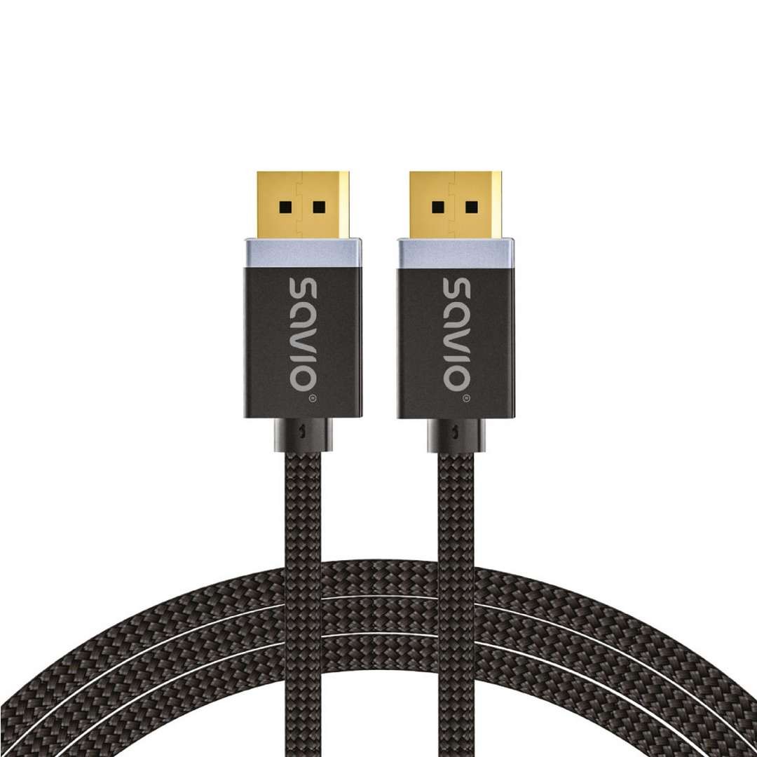 Savio Kabel DisplayPort (M) v1.4, 1m, CL-165