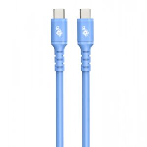 TB Kabel USB C - USB C 1m silikonowy niebieski