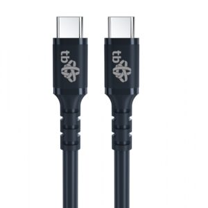 TB Kabel USB C - USB C 60W żelowy 1m czarny