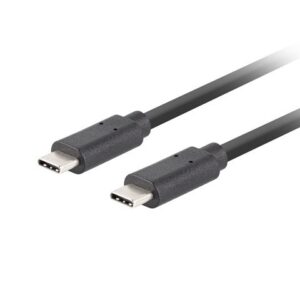Lanberg Kabel USB-C M/M 3.1 gen 2 1M 10GB/S PD100W czarny