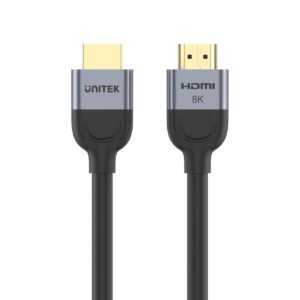 Unitek Kabel HDMI 2.1 8K 60Hz 1m; czarny; C11086GY01-1M