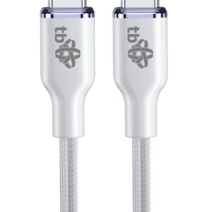 TB Kabel USB C - USB C 60W Glamour 1.5m biały