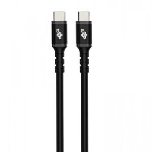 TB Kabel USB C - USB C 3m silikonowy czarny 2.0