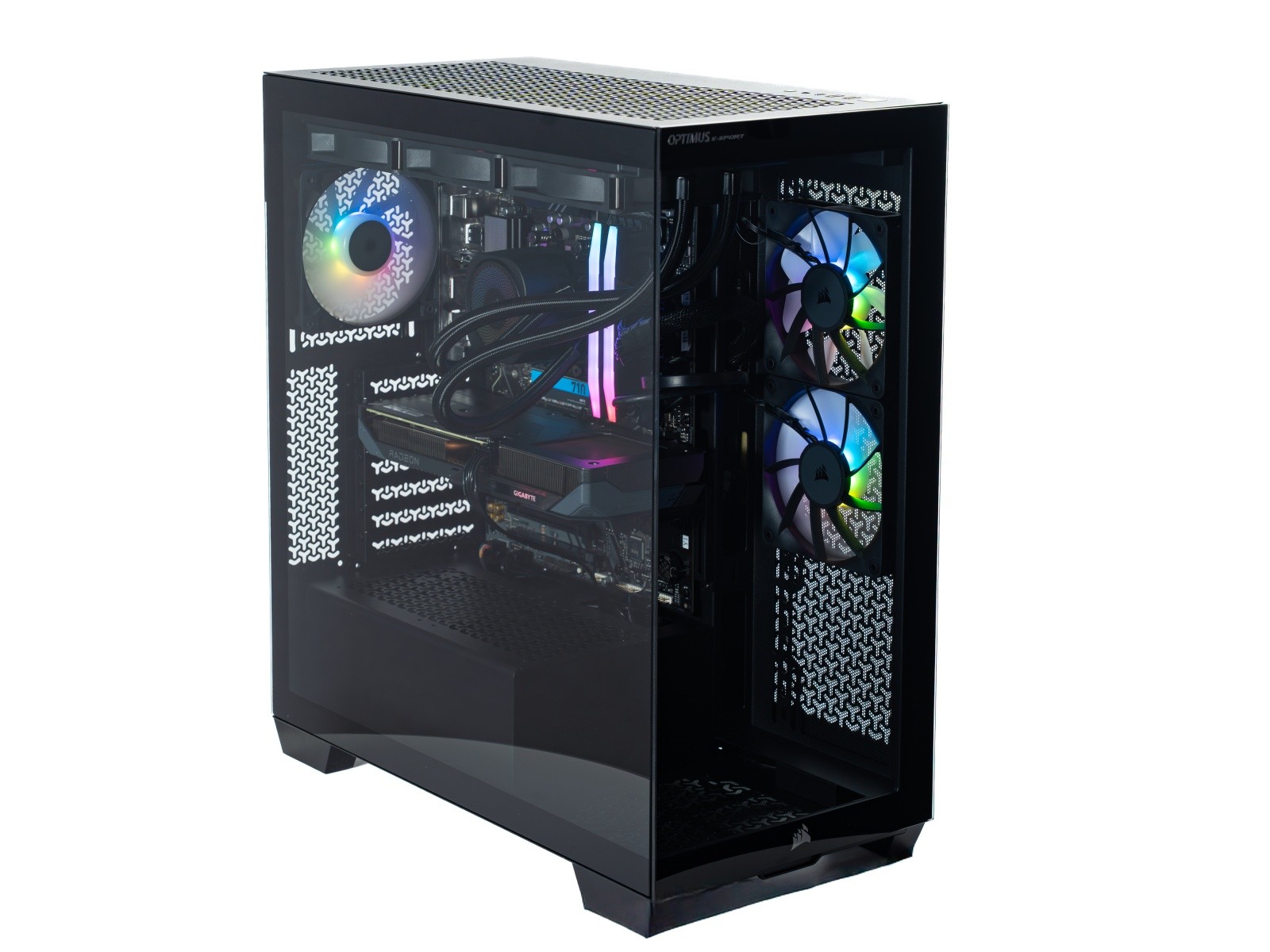 OPTIMUS Komputer E-Sport GB550T-CR9 Ryzen 7 5800X/16GB/1TB/RX 9060 XT 8GB/W11H