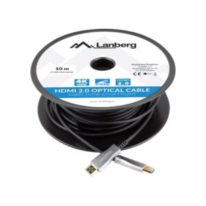 Lanberg Kabel HDMI M/M v2. 10M czarny optyczny AOC