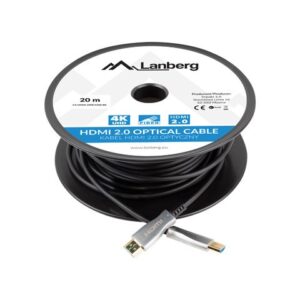 Lanberg Kabel HDMI M/M v2.0 CA-HDMI-20FB-0200-BK 20m czarny