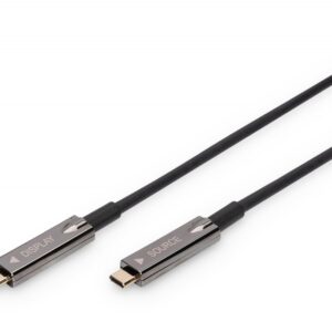 Digitus Kabel połączeniowy hybrydowy AOC USB 3.1 Typ C/USB Typ C 4K 60Hz 15m