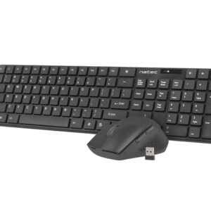 Natec Zestaw 2 w 1 klawiatura + mysz Stingray US optyczna bezprzewodowa