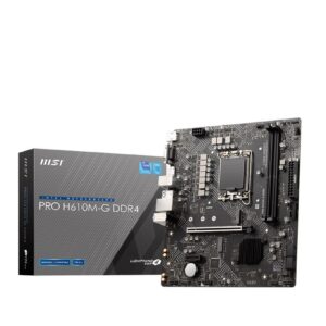 MSI Płyta główna PRO H610M-G s1700 DDR4 DP/HDMI M.2 mATX