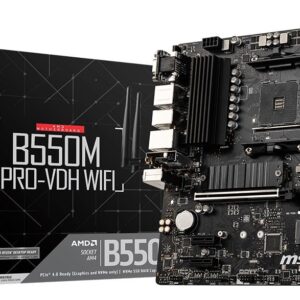 MSI Płyta główna B550M PRO-VDH WIFI AM4 4DDR4 HDMI/DP/VGA M.2 mATX