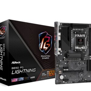 ASRock Płyta główna B650 PG LIGHTNING AM5 4DDR5 HDMI M.2 ATX