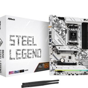 ASRock Płyta główna B650 STEEL LEGEND WIFI AM5 4DDR5 HDMI/DP M.2 ATX