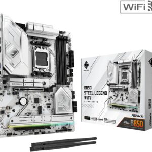 ASRock Płyta główna B850 Steel Legend WiFi AM5 4DDR5 ATX