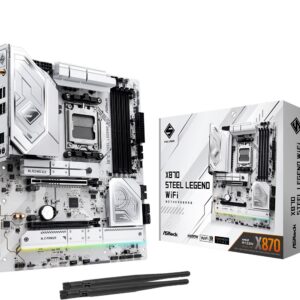 ASRock Płyta główna X870 STEEL LEGEND WIFI AM5 4DDR5 M.2 ATX