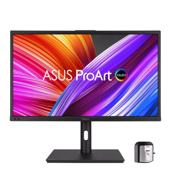 Asus Monitor 27 cali PA27DCE-K OLED 4K UHD HDR-10 0.1MS GŁOŚNIK USB-C DP HDMIx3 USB-C 80W SYSTEM X-rite i1 Display Pro