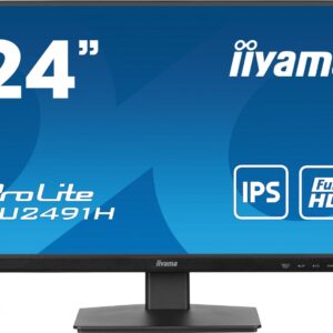 IIYAMA Monitor 24 cale XU2491H-B1 IPS, HDMI, DP, 0,5ms, 300cd