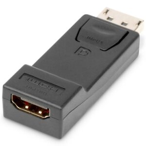 Digitus Adapter Displayport 1080p 60Hz FHD Typ DP/HDMI A M/Ż czarny