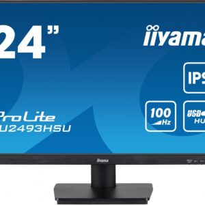 IIYAMA Monitor 24 cale XU2493HSU-B7,IPS.HDMI.DP.2x2W.USBx2,300cd