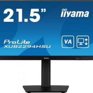 IIYAMA Monitor 21.5 cali XUB2293HSU-B7 IPS, 100Hz, Pivot, HAS(150mm), 300cd