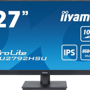IIYAMA Monitor ProLite XU2792HSU-B6 27 cali IPS,FHD,HDMI,DP,100Hz,4xUSB3.2,SLIM,2x2W