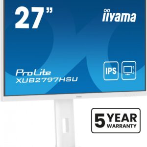 IIYAMA Monitor 27 cali XUB2797HSU-W2 IPS,FHD,HAS,300cd,(5y)
