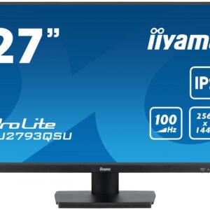 IIYAMA Monitor 27 cali XU2793QSU-B7 IPS,QHD,100Hz,HDMI,DP,300cd