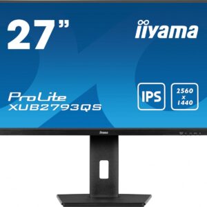 IIYAMA Monitor 27 cali XUB2793QS-B7,IPS,QHD,HAS(150mm),100Hz,300cd