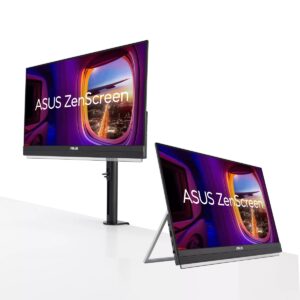 Asus Monitor 21.5 cala MB229CF FHD IPS 100Hz USB-C 60W HDMI GŁOŚNIK UCHWYT C-CLAMP PIVOT 4kg