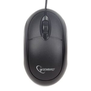 Gembird Mysz OPTO 1-SCROLL USB (MUS-U-01) Black