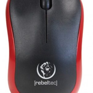 Rebeltec Mysz bezprzewodowa METEOR Czerwona